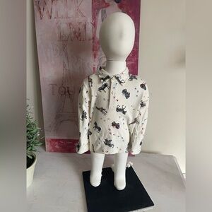 Talbots Kids Animal Print Polo Shirt